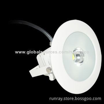 Outside IP65 10W LED Floodlight, White Color Surface, 80-100lm/W, 2-year Warranty, 85-265V ACNew